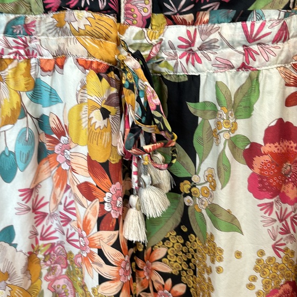 Johnny Was Floral Silk Dress - Picture 5 of 12